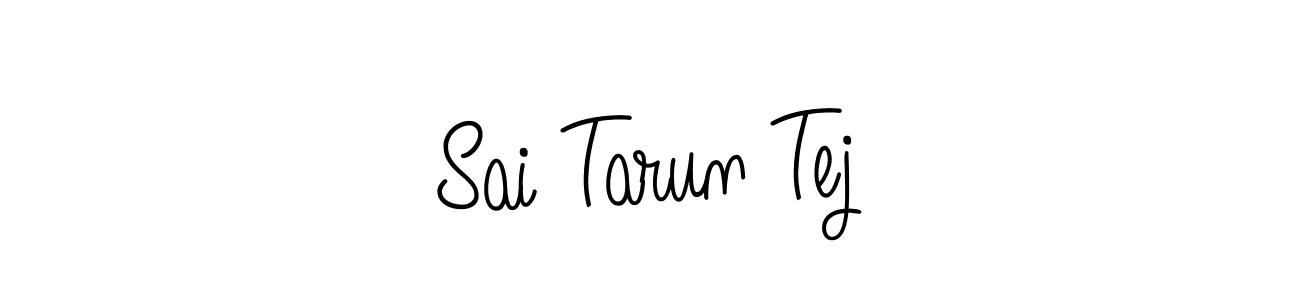 Sai Tarun Tej stylish signature style. Best Handwritten Sign (Angelique-Rose-font-FFP) for my name. Handwritten Signature Collection Ideas for my name Sai Tarun Tej. Sai Tarun Tej signature style 5 images and pictures png
