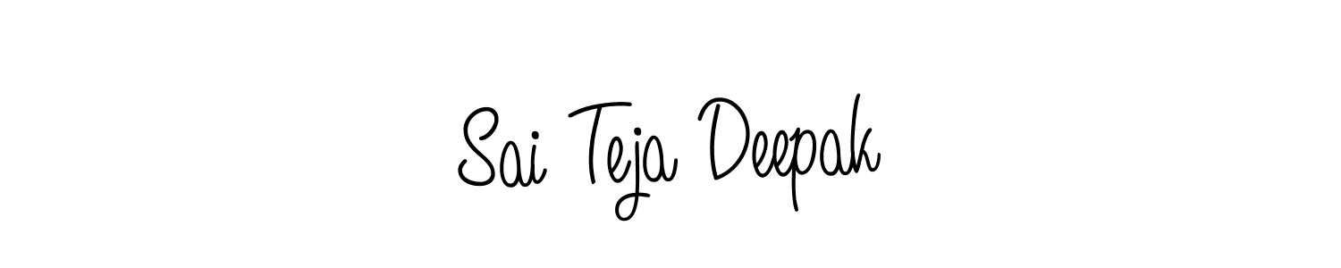 How to make Sai Teja Deepak signature? Angelique-Rose-font-FFP is a professional autograph style. Create handwritten signature for Sai Teja Deepak name. Sai Teja Deepak signature style 5 images and pictures png
