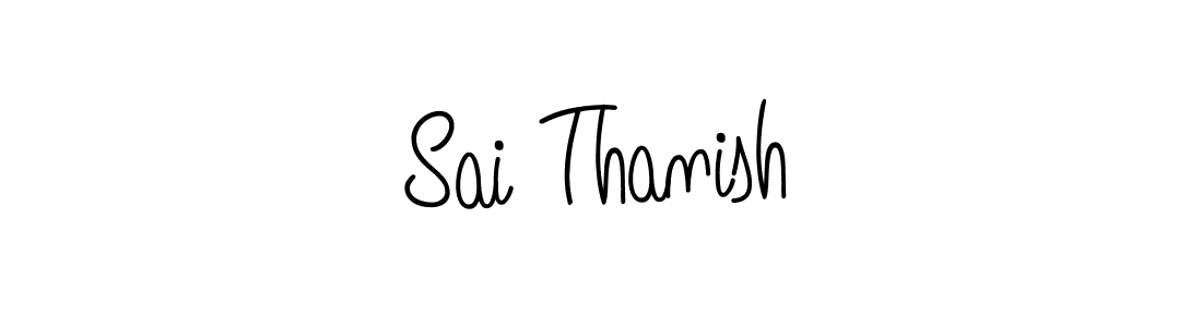 You should practise on your own different ways (Angelique-Rose-font-FFP) to write your name (Sai Thanish) in signature. don't let someone else do it for you. Sai Thanish signature style 5 images and pictures png