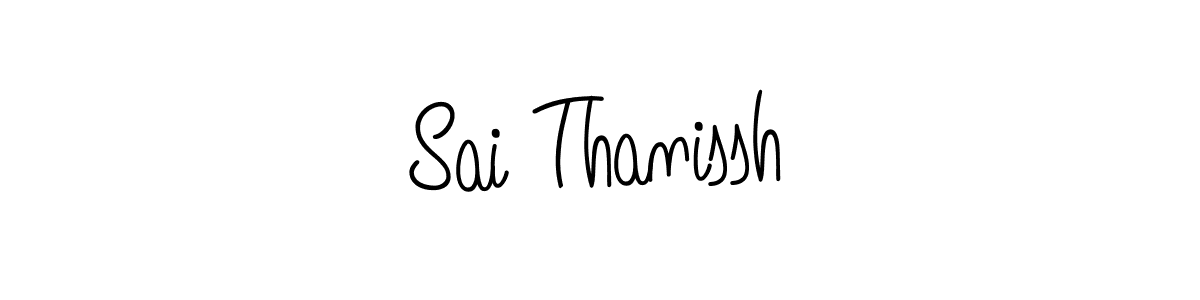 You should practise on your own different ways (Angelique-Rose-font-FFP) to write your name (Sai Thanissh) in signature. don't let someone else do it for you. Sai Thanissh signature style 5 images and pictures png