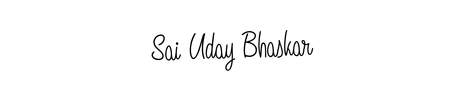 Also we have Sai Uday Bhaskar name is the best signature style. Create professional handwritten signature collection using Angelique-Rose-font-FFP autograph style. Sai Uday Bhaskar signature style 5 images and pictures png