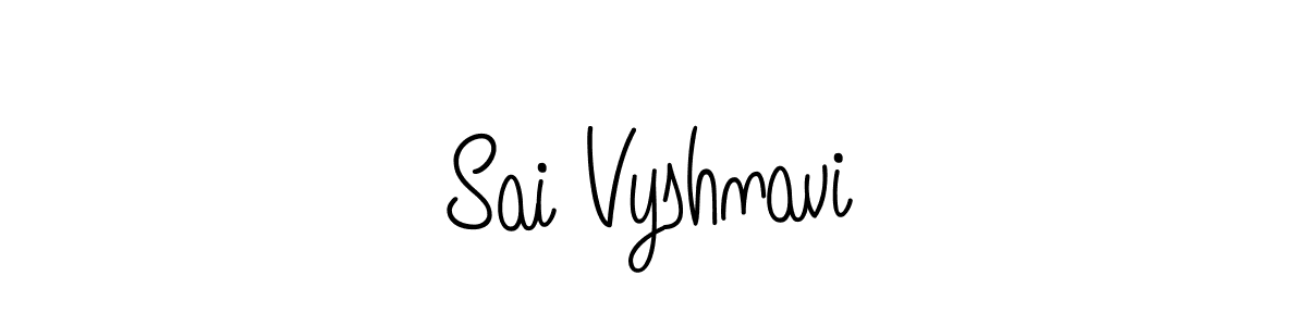 How to make Sai Vyshnavi signature? Angelique-Rose-font-FFP is a professional autograph style. Create handwritten signature for Sai Vyshnavi name. Sai Vyshnavi signature style 5 images and pictures png