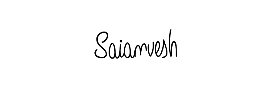 Also You can easily find your signature by using the search form. We will create Saianvesh name handwritten signature images for you free of cost using Angelique-Rose-font-FFP sign style. Saianvesh signature style 5 images and pictures png