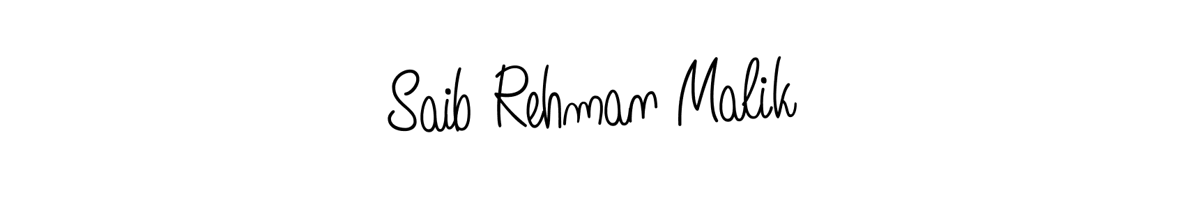 Saib Rehman Malik stylish signature style. Best Handwritten Sign (Angelique-Rose-font-FFP) for my name. Handwritten Signature Collection Ideas for my name Saib Rehman Malik. Saib Rehman Malik signature style 5 images and pictures png