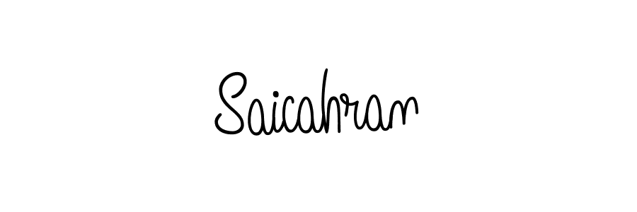 Make a beautiful signature design for name Saicahran. Use this online signature maker to create a handwritten signature for free. Saicahran signature style 5 images and pictures png