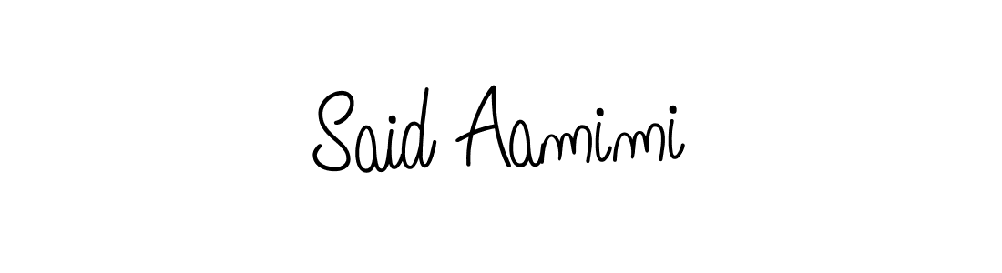 if you are searching for the best signature style for your name Said Aamimi. so please give up your signature search. here we have designed multiple signature styles  using Angelique-Rose-font-FFP. Said Aamimi signature style 5 images and pictures png