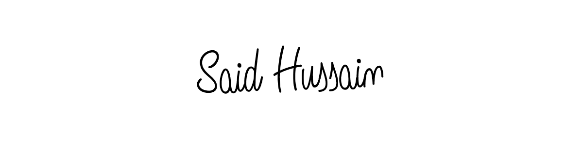 Make a short Said Hussain signature style. Manage your documents anywhere anytime using Angelique-Rose-font-FFP. Create and add eSignatures, submit forms, share and send files easily. Said Hussain signature style 5 images and pictures png