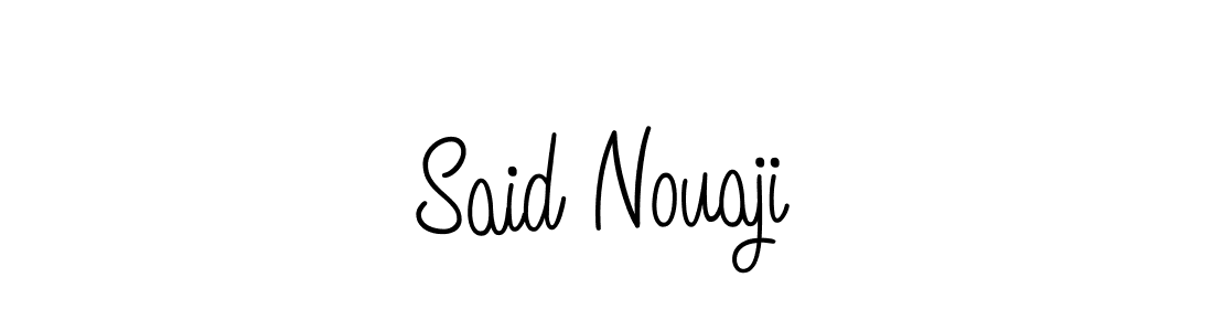 Similarly Angelique-Rose-font-FFP is the best handwritten signature design. Signature creator online .You can use it as an online autograph creator for name Said Nouaji. Said Nouaji signature style 5 images and pictures png