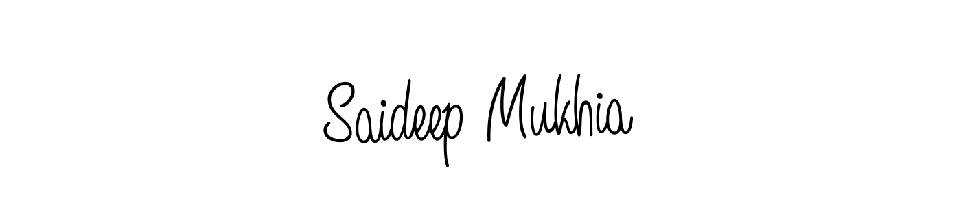 Design your own signature with our free online signature maker. With this signature software, you can create a handwritten (Angelique-Rose-font-FFP) signature for name Saideep Mukhia. Saideep Mukhia signature style 5 images and pictures png