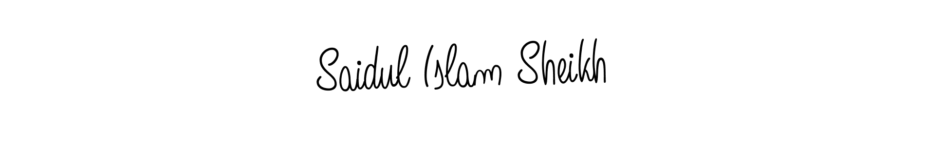 Create a beautiful signature design for name Saidul Islam Sheikh. With this signature (Angelique-Rose-font-FFP) fonts, you can make a handwritten signature for free. Saidul Islam Sheikh signature style 5 images and pictures png