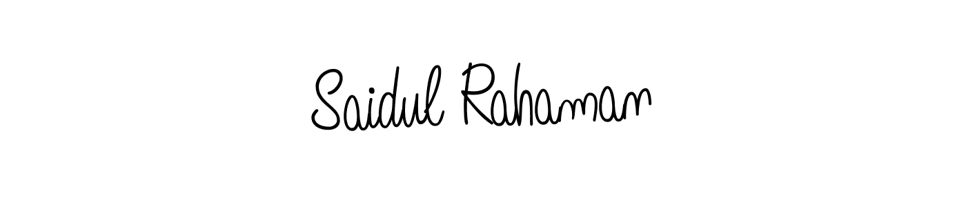 Similarly Angelique-Rose-font-FFP is the best handwritten signature design. Signature creator online .You can use it as an online autograph creator for name Saidul Rahaman. Saidul Rahaman signature style 5 images and pictures png