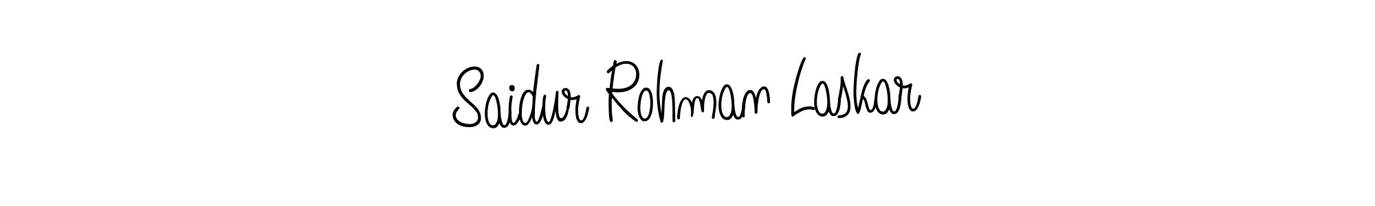 Also we have Saidur Rohman Laskar name is the best signature style. Create professional handwritten signature collection using Angelique-Rose-font-FFP autograph style. Saidur Rohman Laskar signature style 5 images and pictures png