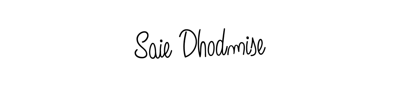 if you are searching for the best signature style for your name Saie Dhodmise. so please give up your signature search. here we have designed multiple signature styles  using Angelique-Rose-font-FFP. Saie Dhodmise signature style 5 images and pictures png