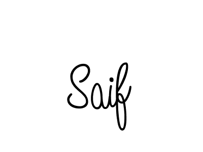 How to make Saif name signature. Use Angelique-Rose-font-FFP style for creating short signs online. This is the latest handwritten sign. Saif signature style 5 images and pictures png