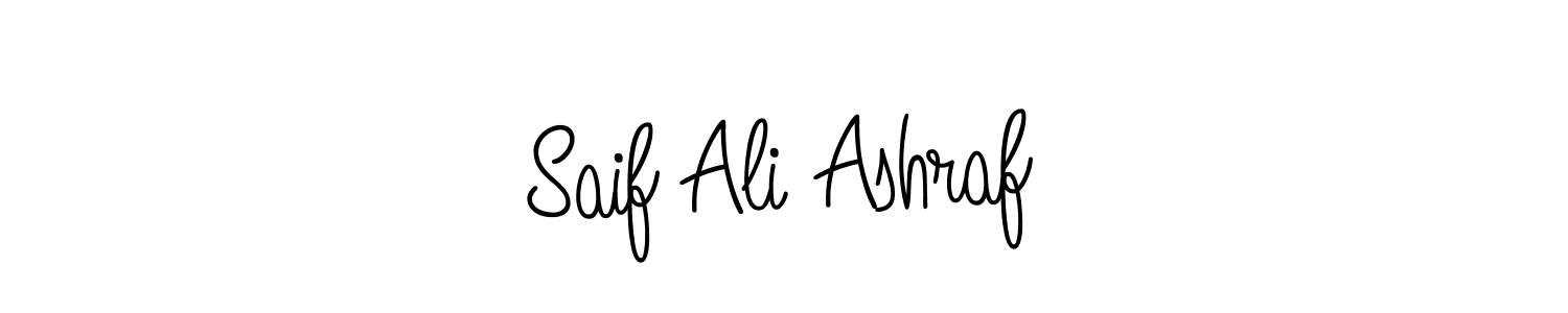 You can use this online signature creator to create a handwritten signature for the name Saif Ali Ashraf. This is the best online autograph maker. Saif Ali Ashraf signature style 5 images and pictures png