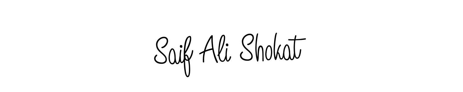 Also You can easily find your signature by using the search form. We will create Saif Ali Shokat name handwritten signature images for you free of cost using Angelique-Rose-font-FFP sign style. Saif Ali Shokat signature style 5 images and pictures png