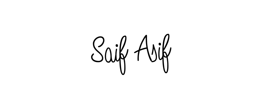 Create a beautiful signature design for name Saif Asif. With this signature (Angelique-Rose-font-FFP) fonts, you can make a handwritten signature for free. Saif Asif signature style 5 images and pictures png