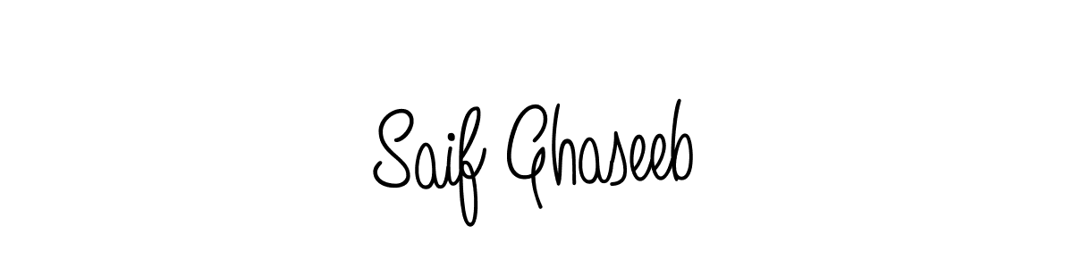 Use a signature maker to create a handwritten signature online. With this signature software, you can design (Angelique-Rose-font-FFP) your own signature for name Saif Ghaseeb. Saif Ghaseeb signature style 5 images and pictures png