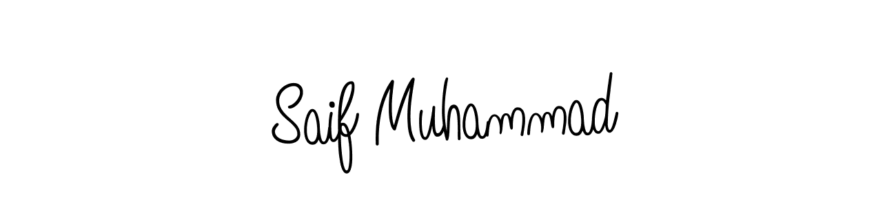 The best way (Angelique-Rose-font-FFP) to make a short signature is to pick only two or three words in your name. The name Saif Muhammad include a total of six letters. For converting this name. Saif Muhammad signature style 5 images and pictures png