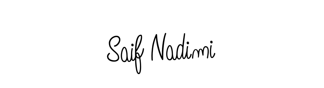 It looks lik you need a new signature style for name Saif Nadimi. Design unique handwritten (Angelique-Rose-font-FFP) signature with our free signature maker in just a few clicks. Saif Nadimi signature style 5 images and pictures png