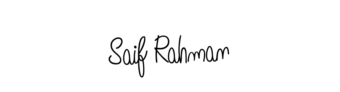 Use a signature maker to create a handwritten signature online. With this signature software, you can design (Angelique-Rose-font-FFP) your own signature for name Saif Rahman. Saif Rahman signature style 5 images and pictures png