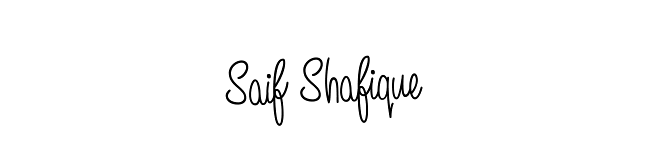 Create a beautiful signature design for name Saif Shafique. With this signature (Angelique-Rose-font-FFP) fonts, you can make a handwritten signature for free. Saif Shafique signature style 5 images and pictures png