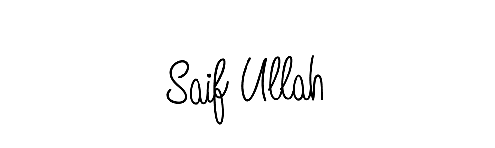 The best way (Angelique-Rose-font-FFP) to make a short signature is to pick only two or three words in your name. The name Saif Ullah include a total of six letters. For converting this name. Saif Ullah signature style 5 images and pictures png