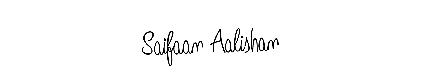 The best way (Angelique-Rose-font-FFP) to make a short signature is to pick only two or three words in your name. The name Saifaan Aalishan include a total of six letters. For converting this name. Saifaan Aalishan signature style 5 images and pictures png