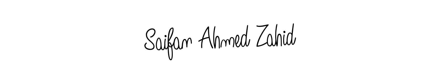Saifan Ahmed Zahid stylish signature style. Best Handwritten Sign (Angelique-Rose-font-FFP) for my name. Handwritten Signature Collection Ideas for my name Saifan Ahmed Zahid. Saifan Ahmed Zahid signature style 5 images and pictures png