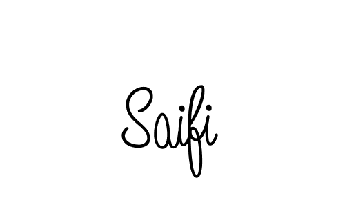 Create a beautiful signature design for name Saifi. With this signature (Angelique-Rose-font-FFP) fonts, you can make a handwritten signature for free. Saifi signature style 5 images and pictures png