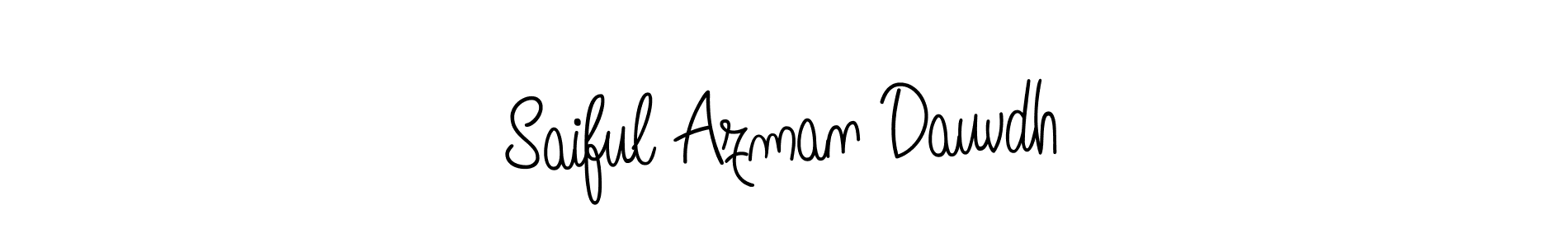 Here are the top 10 professional signature styles for the name Saiful Azman Dauvdh. These are the best autograph styles you can use for your name. Saiful Azman Dauvdh signature style 5 images and pictures png