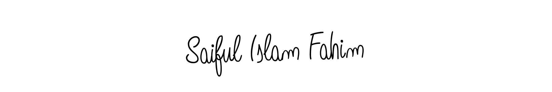How to make Saiful Islam Fahim name signature. Use Angelique-Rose-font-FFP style for creating short signs online. This is the latest handwritten sign. Saiful Islam Fahim signature style 5 images and pictures png