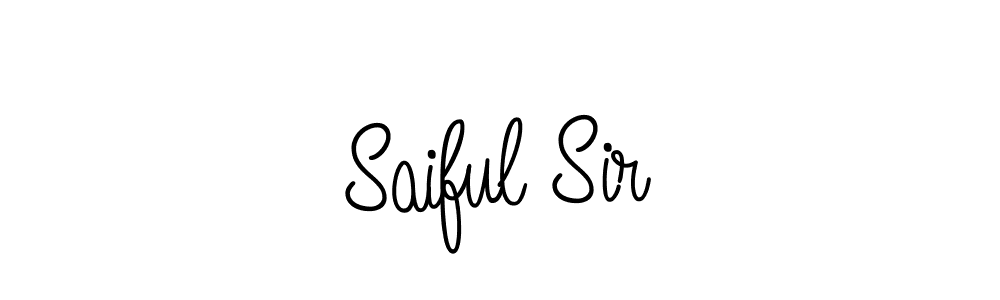 Also we have Saiful Sir name is the best signature style. Create professional handwritten signature collection using Angelique-Rose-font-FFP autograph style. Saiful Sir signature style 5 images and pictures png