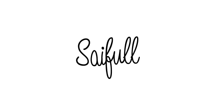 The best way (Angelique-Rose-font-FFP) to make a short signature is to pick only two or three words in your name. The name Saifull include a total of six letters. For converting this name. Saifull signature style 5 images and pictures png
