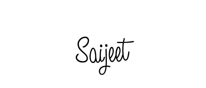 How to make Saijeet signature? Angelique-Rose-font-FFP is a professional autograph style. Create handwritten signature for Saijeet name. Saijeet signature style 5 images and pictures png