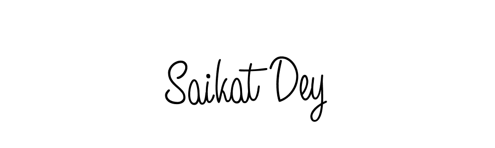 Make a beautiful signature design for name Saikat Dey. With this signature (Angelique-Rose-font-FFP) style, you can create a handwritten signature for free. Saikat Dey signature style 5 images and pictures png