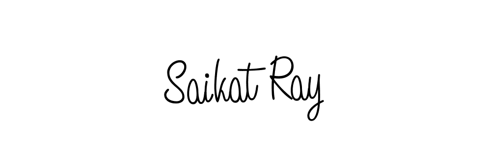 Design your own signature with our free online signature maker. With this signature software, you can create a handwritten (Angelique-Rose-font-FFP) signature for name Saikat Ray. Saikat Ray signature style 5 images and pictures png