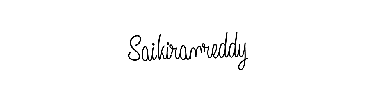 Design your own signature with our free online signature maker. With this signature software, you can create a handwritten (Angelique-Rose-font-FFP) signature for name Saikiranreddy. Saikiranreddy signature style 5 images and pictures png
