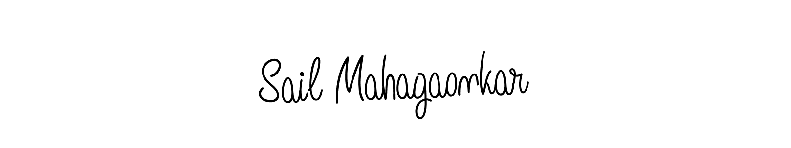 How to Draw Sail Mahagaonkar signature style? Angelique-Rose-font-FFP is a latest design signature styles for name Sail Mahagaonkar. Sail Mahagaonkar signature style 5 images and pictures png