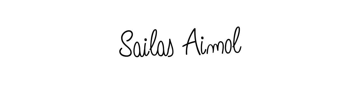 Create a beautiful signature design for name Sailas Aimol. With this signature (Angelique-Rose-font-FFP) fonts, you can make a handwritten signature for free. Sailas Aimol signature style 5 images and pictures png