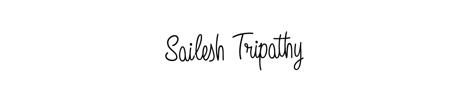 Use a signature maker to create a handwritten signature online. With this signature software, you can design (Angelique-Rose-font-FFP) your own signature for name Sailesh Tripathy. Sailesh Tripathy signature style 5 images and pictures png