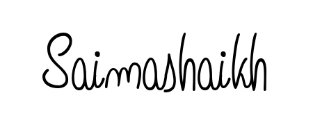 A dynamic signature style for Saimashaikh using Angelique-Rose-font-FFP script. Designed to look authentic, handwritten, and professional. Saimashaikh signature style 5 images and pictures png