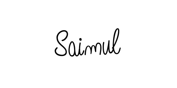 Check out images of Autograph of Saimul name. Actor Saimul Signature Style. Angelique-Rose-font-FFP is a professional sign style online. Saimul signature style 5 images and pictures png