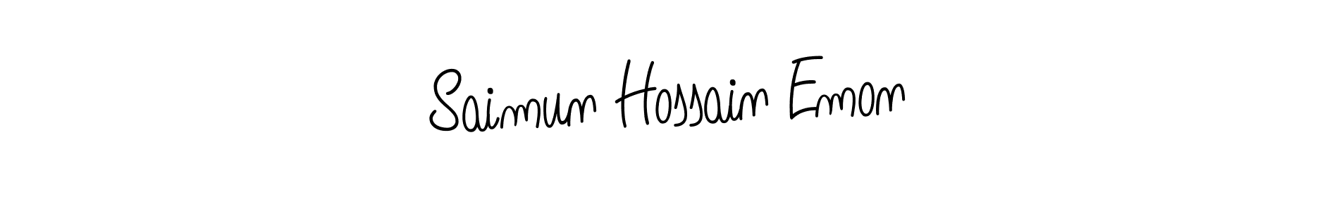 Similarly Angelique-Rose-font-FFP is the best handwritten signature design. Signature creator online .You can use it as an online autograph creator for name Saimun Hossain Emon. Saimun Hossain Emon signature style 5 images and pictures png