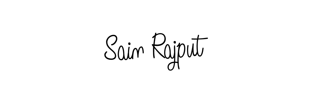 How to Draw Sain Rajput signature style? Angelique-Rose-font-FFP is a latest design signature styles for name Sain Rajput. Sain Rajput signature style 5 images and pictures png