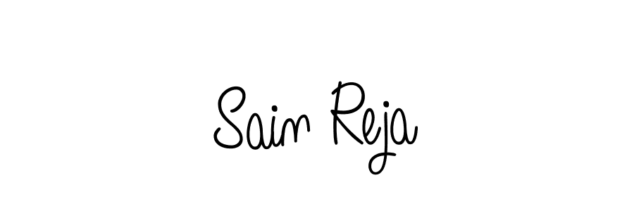 Sain Reja stylish signature style. Best Handwritten Sign (Angelique-Rose-font-FFP) for my name. Handwritten Signature Collection Ideas for my name Sain Reja. Sain Reja signature style 5 images and pictures png
