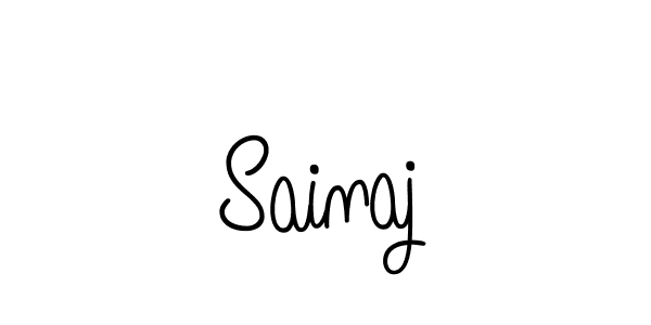 How to Draw Sainaj signature style? Angelique-Rose-font-FFP is a latest design signature styles for name Sainaj. Sainaj signature style 5 images and pictures png