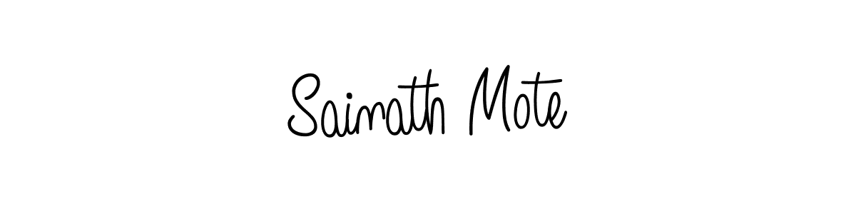 Once you've used our free online signature maker to create your best signature Angelique-Rose-font-FFP style, it's time to enjoy all of the benefits that Sainath Mote name signing documents. Sainath Mote signature style 5 images and pictures png
