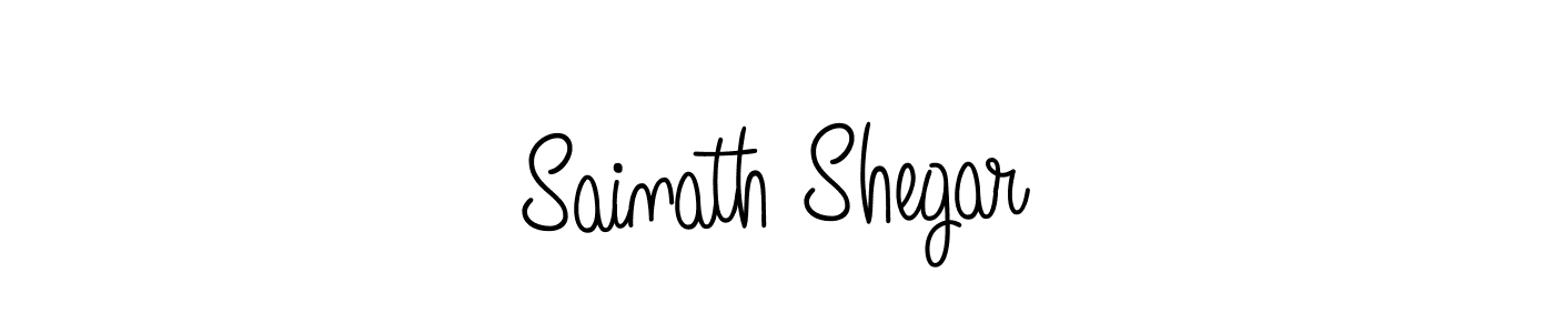 Sainath Shegar stylish signature style. Best Handwritten Sign (Angelique-Rose-font-FFP) for my name. Handwritten Signature Collection Ideas for my name Sainath Shegar. Sainath Shegar signature style 5 images and pictures png