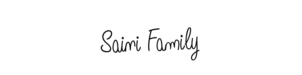 It looks lik you need a new signature style for name Saini Family. Design unique handwritten (Angelique-Rose-font-FFP) signature with our free signature maker in just a few clicks. Saini Family signature style 5 images and pictures png